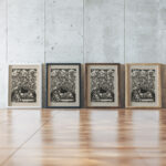 ‘Hola hola carol 1924 Tadeusz Makowski framed posters mockup