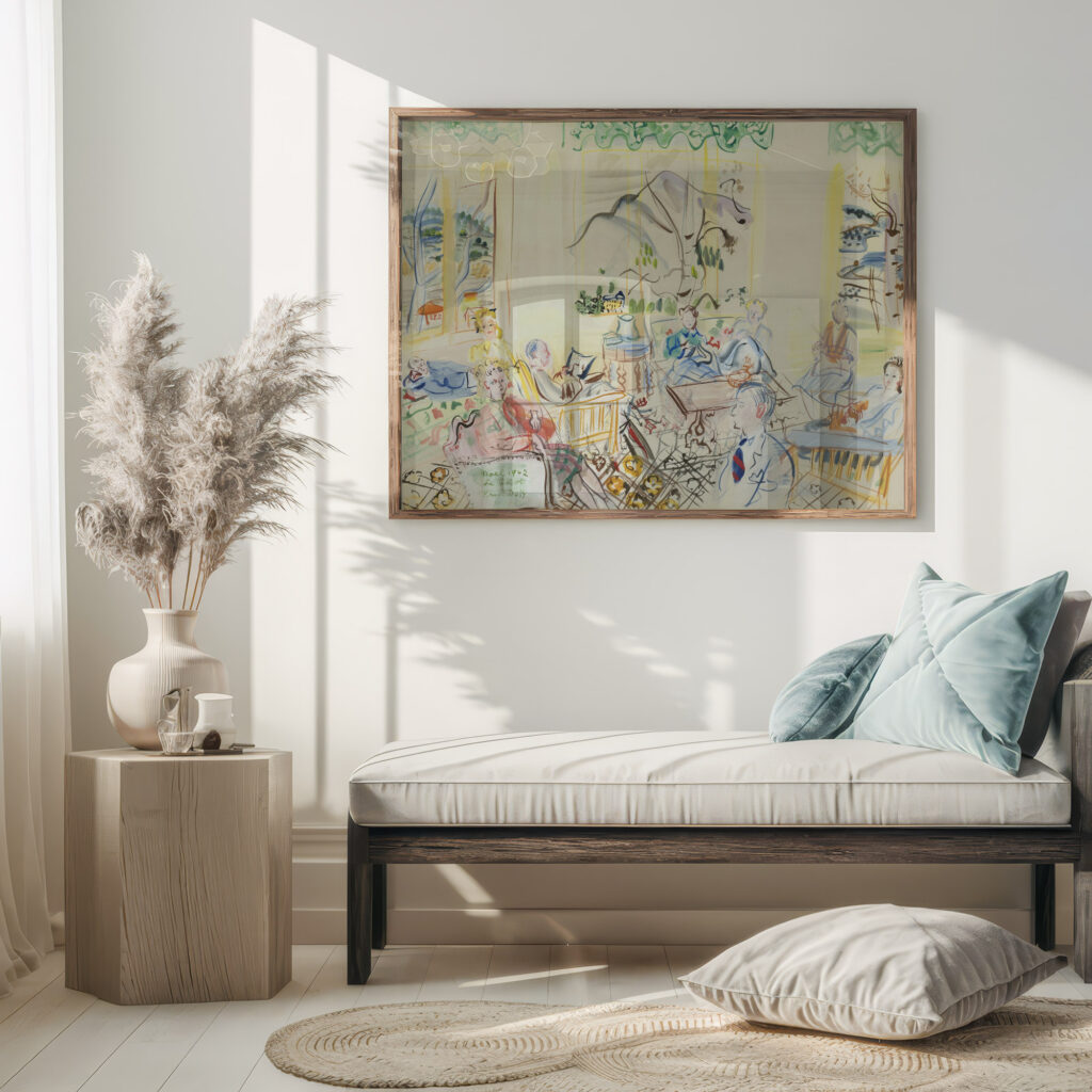 ‘Le Casot A vernet les bains noel 1942 Raoul Dufy 5 mockup