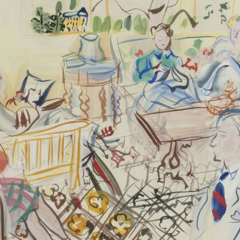 ‘Le Casot A vernet les bains noel 1942 Raoul Dufy 8 mockup