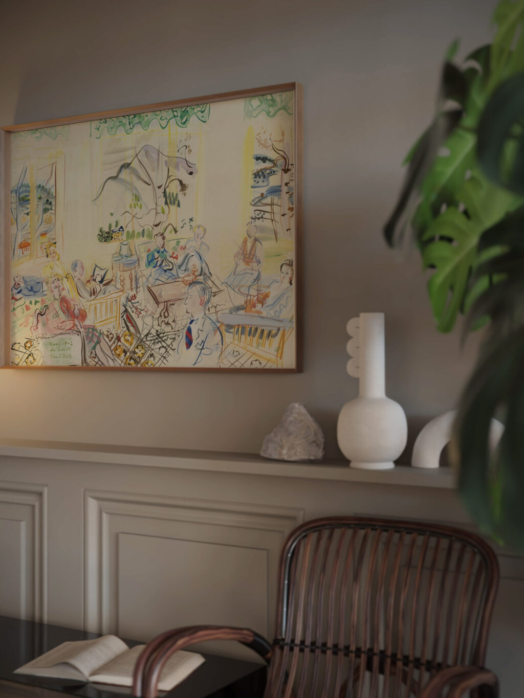 ‘Le Casot A vernet les bains noel 1942 Raoul Dufy video mockup