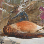 ‘Who killed cock robin – a study John Anster Fitzgerald 8 mockup