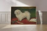 Antique Bichon Frise Print