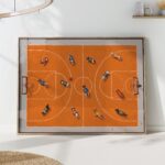 Basketball Dogs Print