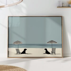 Beach Dogs Art