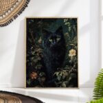 Black Cat Art Print