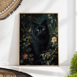 Black Cat Art Print