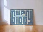 Blue Western Art Print