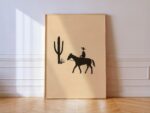 Boho Cowboy Western Print