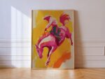 Bucking Bronco Art Print