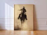 Bucking Bronco Rodeo Poster