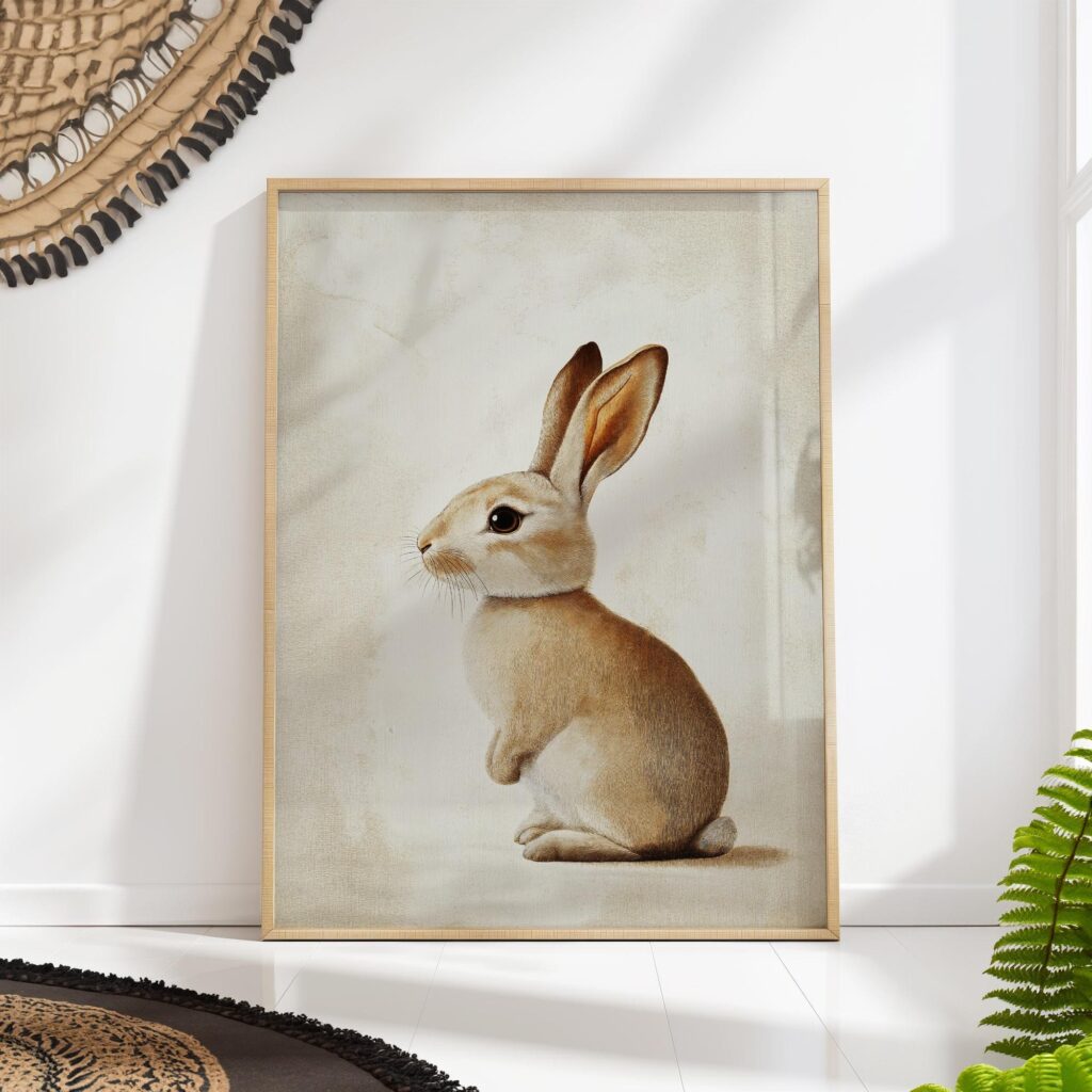 Bunny Nursery Art Print Bunny Nursery Art Print