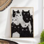 Cat Party Art Print