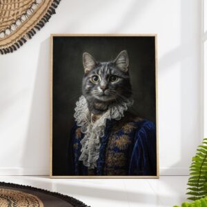 Cat Victorian Renaissance Wall Art