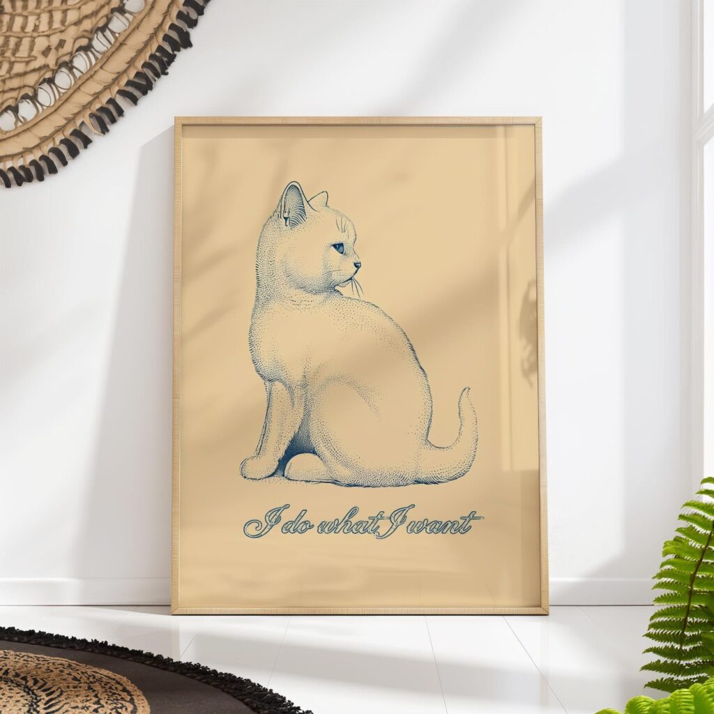 Cat What Want Wall Art Cat What Want Wall Art