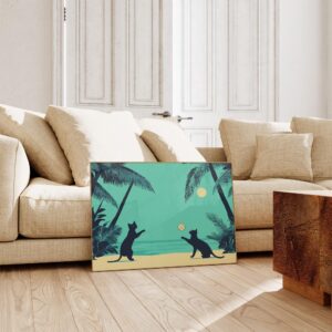 Cats Beach Volleyball Print