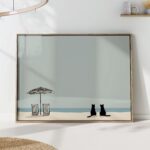 Cats on the Beach Print
