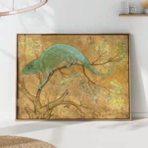 Chameleon Vintage Art