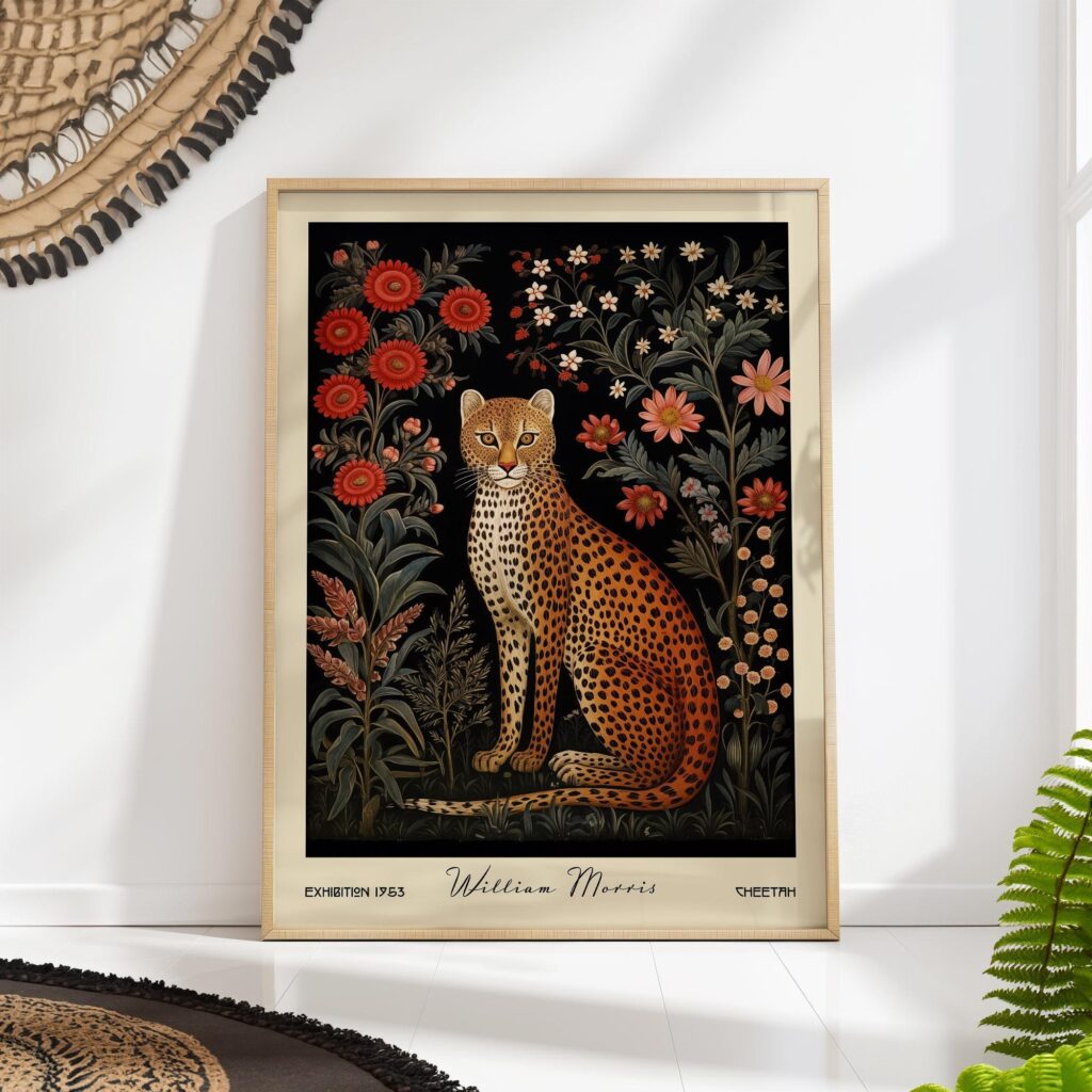Cheetah Art Print Cheetah Art Print