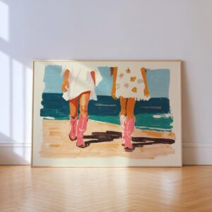 Coastal Cowgirl Print