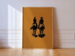Cowboy And Cowgirl Wall Art