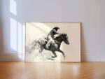 Cowboy and Horse Poster