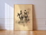 Cowboy Cowgirl Wall Art
