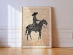 Cowboy Horse Western Wall Art