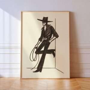 Cowboy Western Print