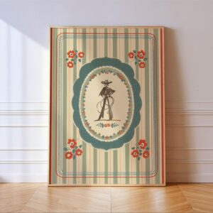 Cowgirl Floral Print