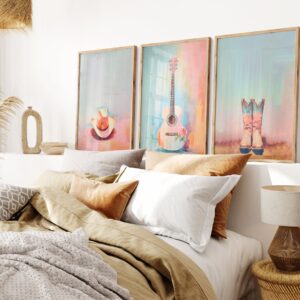 Cowgirl Wall Art Prints Set of 3