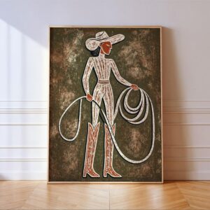 Cowgirl Western Art Print