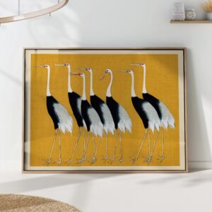 Crane Birds Wall Art