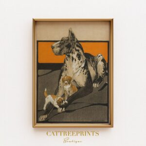 Dane Puppy Print