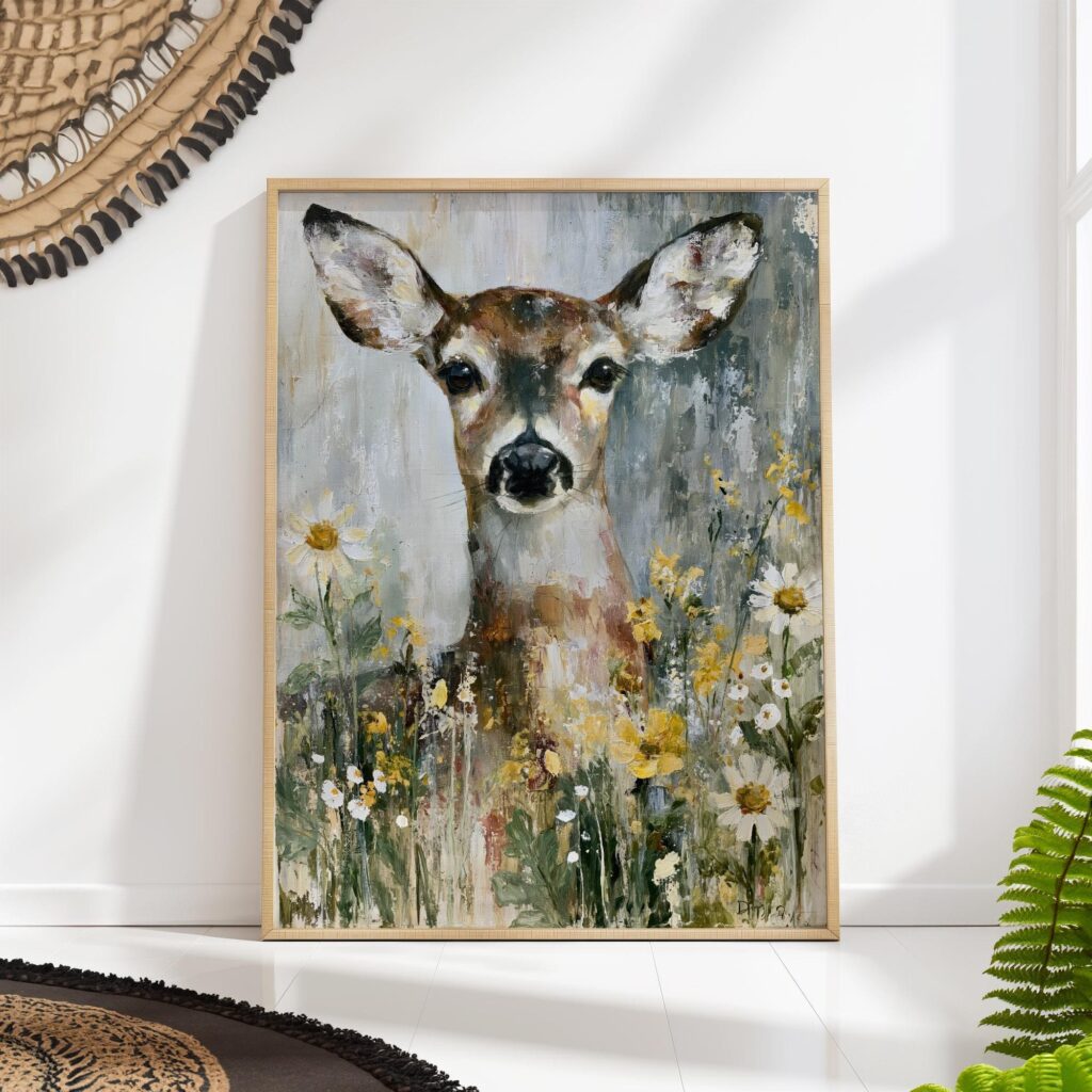Deer Fawn Print