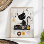 DJ Cat Print