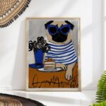 Dog Birthday Cake Poster