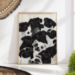 Dog Party Art Print