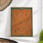 Dogs Playing Basketball Print