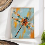 Dragonfly Painting Print