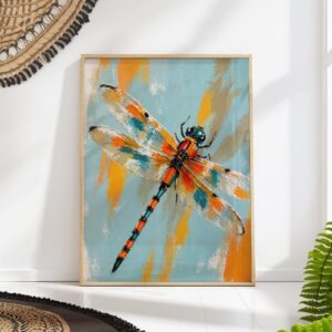 Dragonfly Painting Print