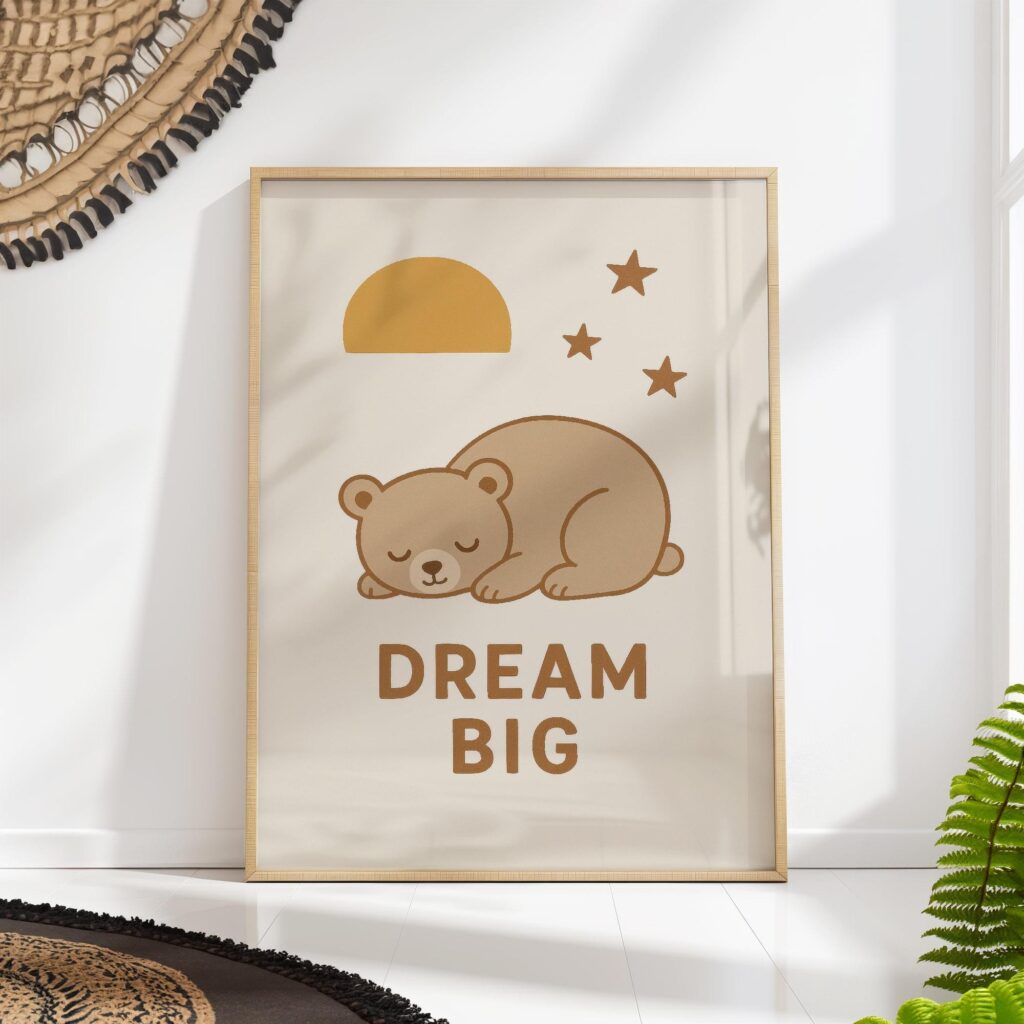 Dream Big Bear Print