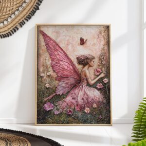 Fairy Butterfly Painting Print
