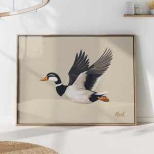 Flying Indian Runner Duck Art Print