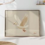 Flying Pekin Duck Wall Art