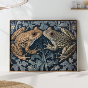 Frogs Botanical Print