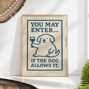 Funny Dog Guest Print