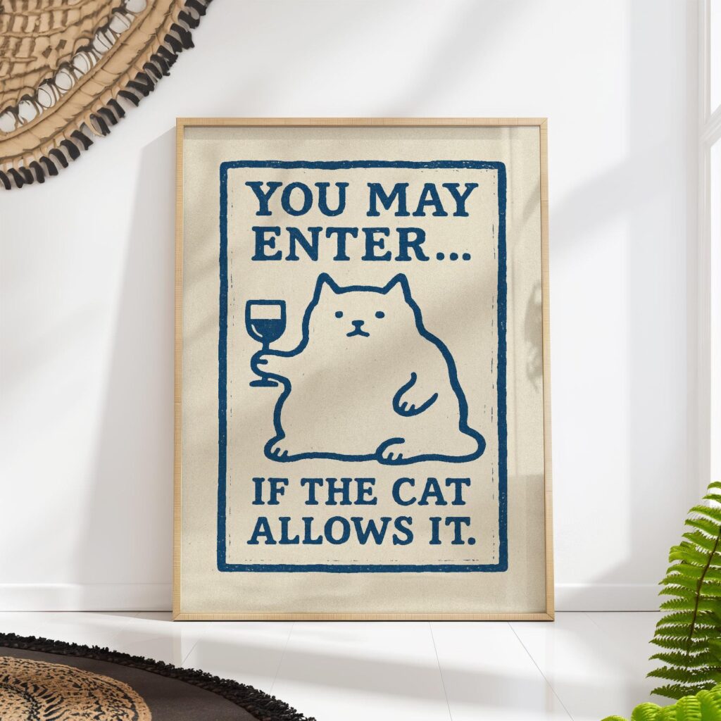 Funny Grumpy Cat Print Funny Grumpy Cat Print