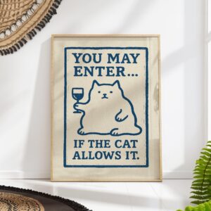 Funny Grumpy Cat Print