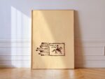 Giddy Up Darling Cowgirl Matchbox Print