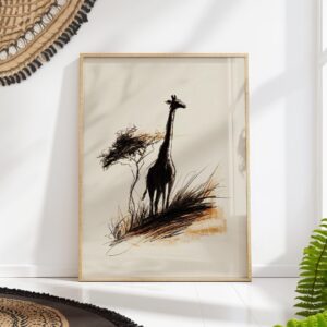 Giraffe Africa Poster